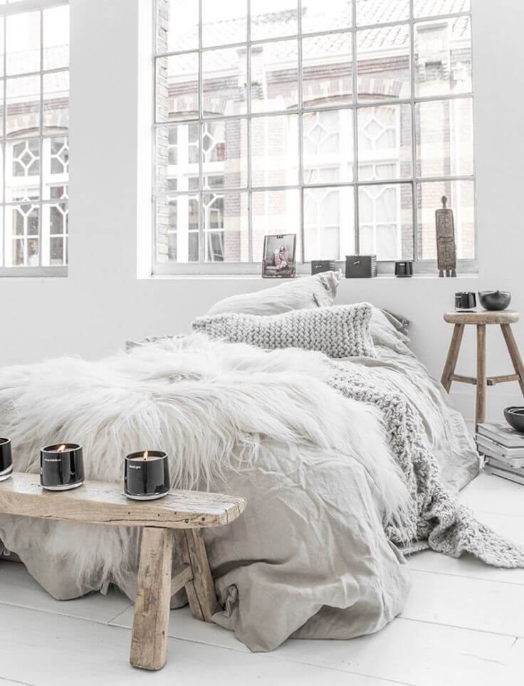 Скандинавский стиль спальня − Спальня в скандинавском стиле
