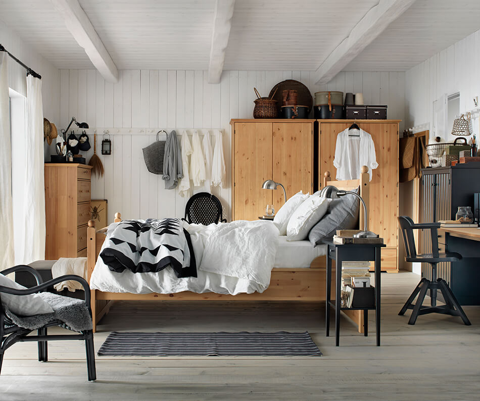 Скандинавский стиль спальня − Скандинавский декор − Спальня в скандинавском стиле